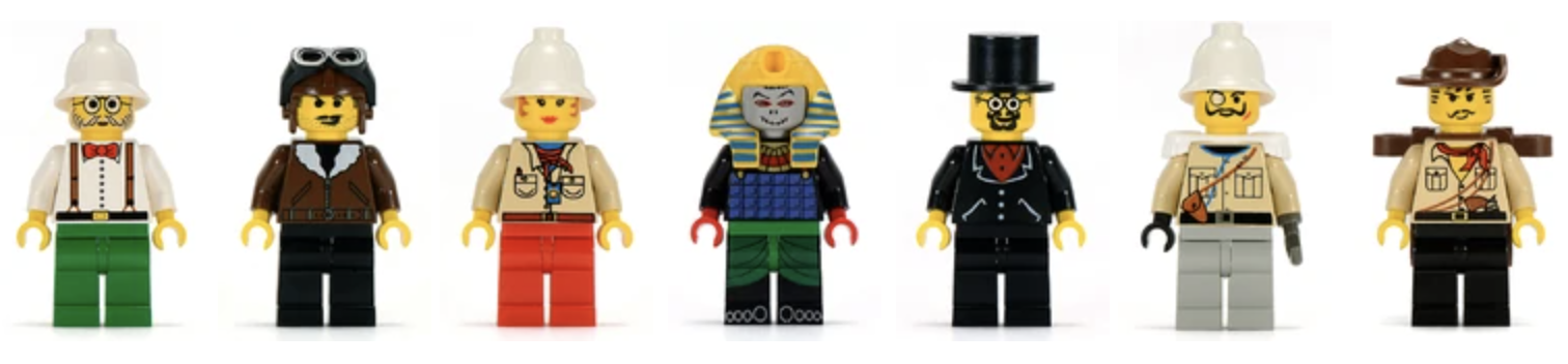 Photo of some Adventurers minifigs