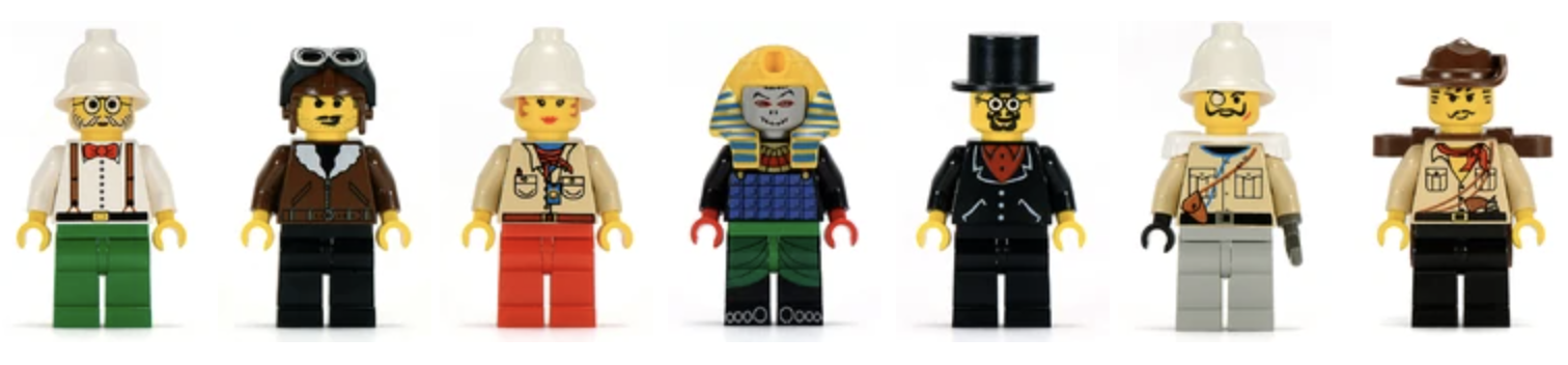 Lego best sale adventurers minifigures